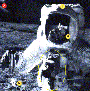Moon Landing Hoax Proof Camera Strapped to Astronaut
